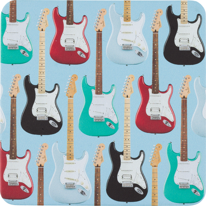 Fender® Stratocaster™ Modern Design Coaster Set
