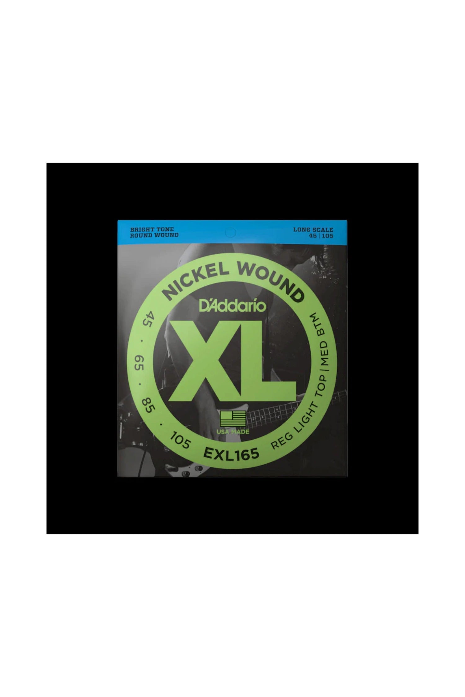 D'Addario - EXL165 XL Nickel Wound Regular Light Bass Strings 45-105