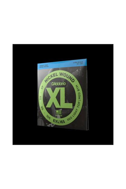 D'Addario - EXL165 XL Nickel Wound Regular Light Bass Strings 45-105
