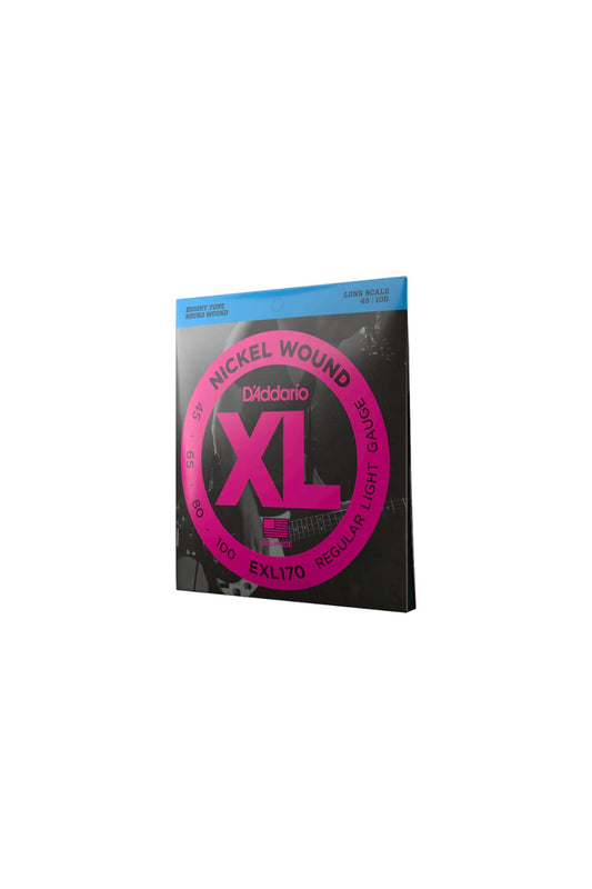 D'Addario - EXL170 XL Nickel Wound Regular Light Bass Strings 45-100