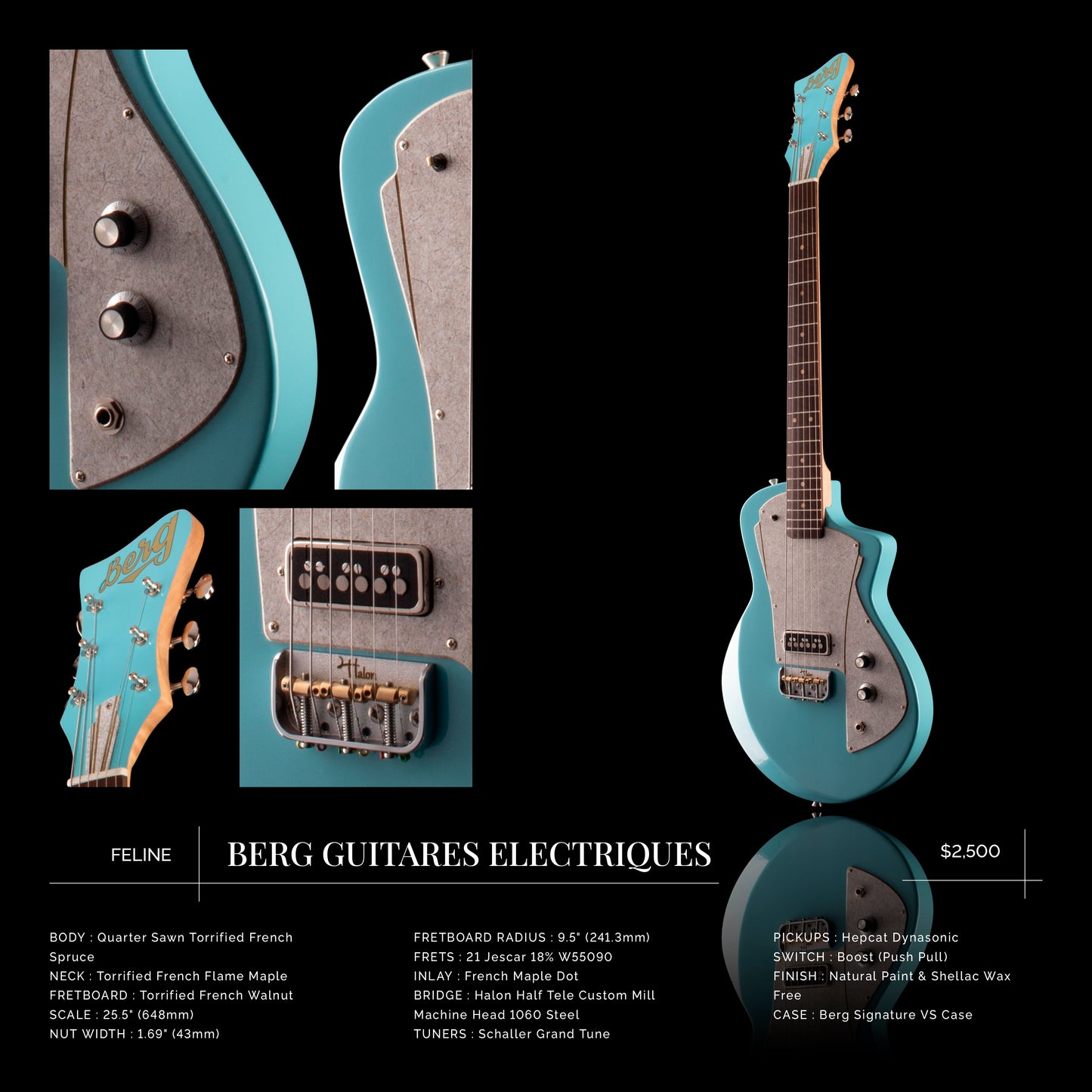 Berg Guitares Electriques Feline