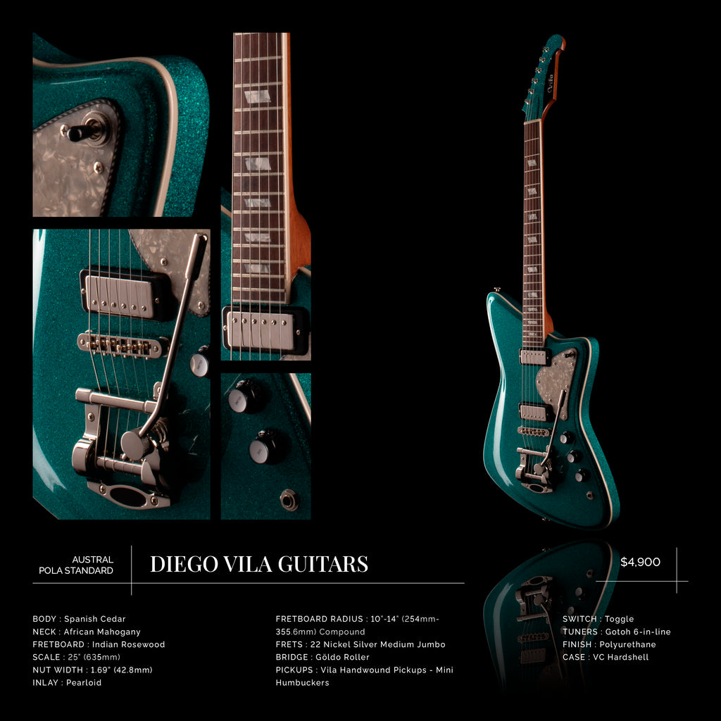 Diego Vila Guitars Austral-Pola Style