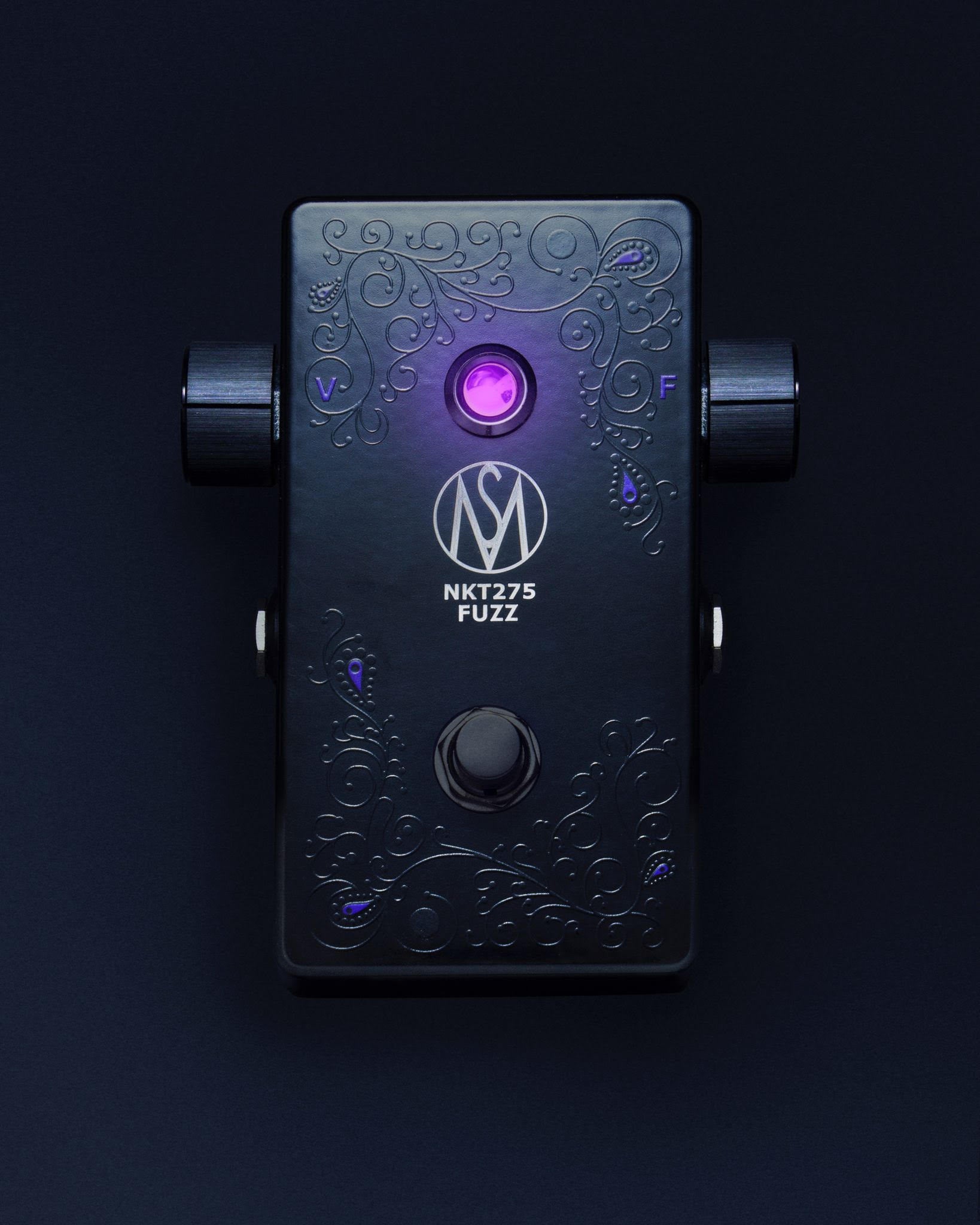 SM Limited Edition All Black Red Dot NKT275 SM Fuzz Pedal
