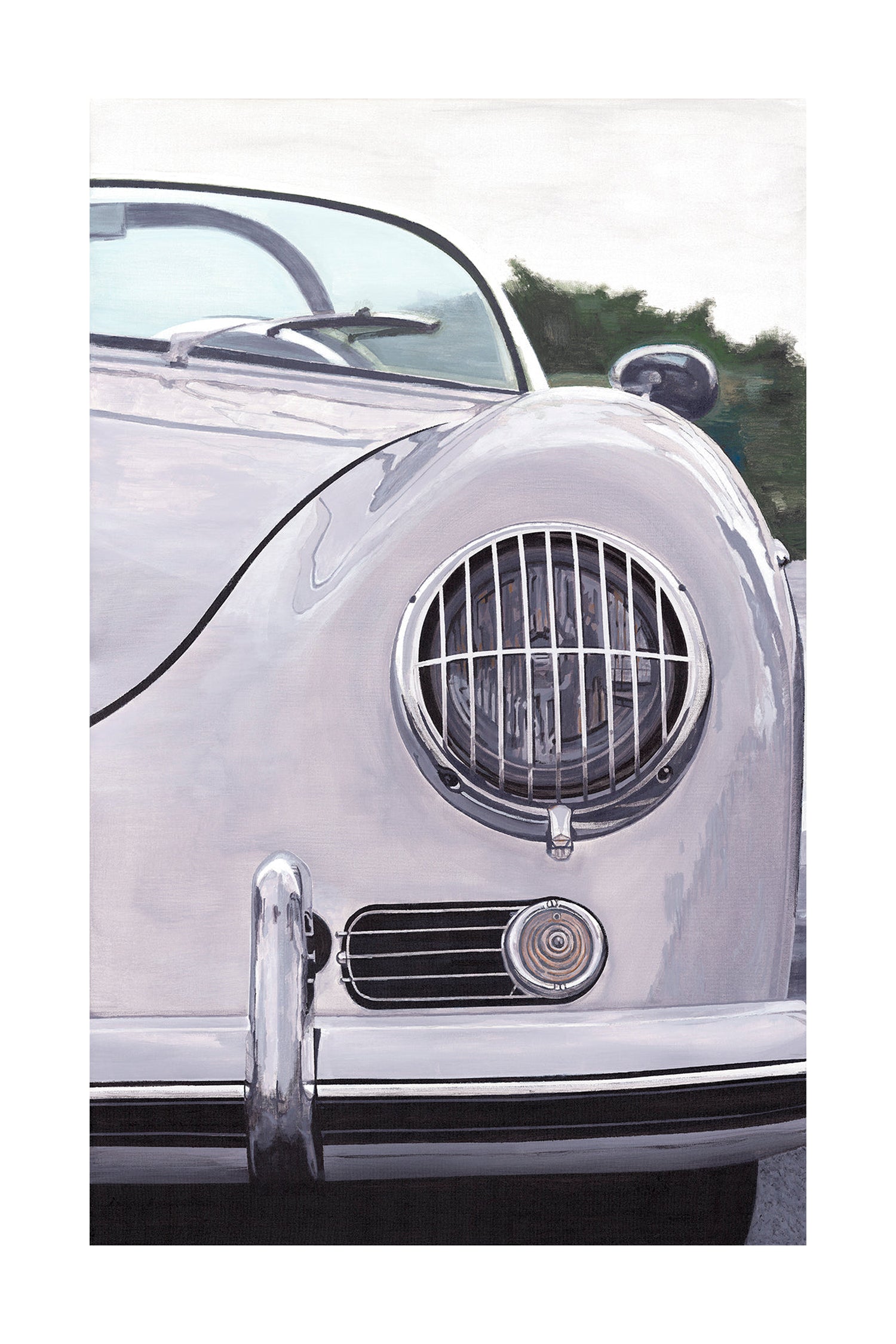 Mauricio Wencelblat Metal 1956 Porsche 356 - 48" x 36" Print on metal