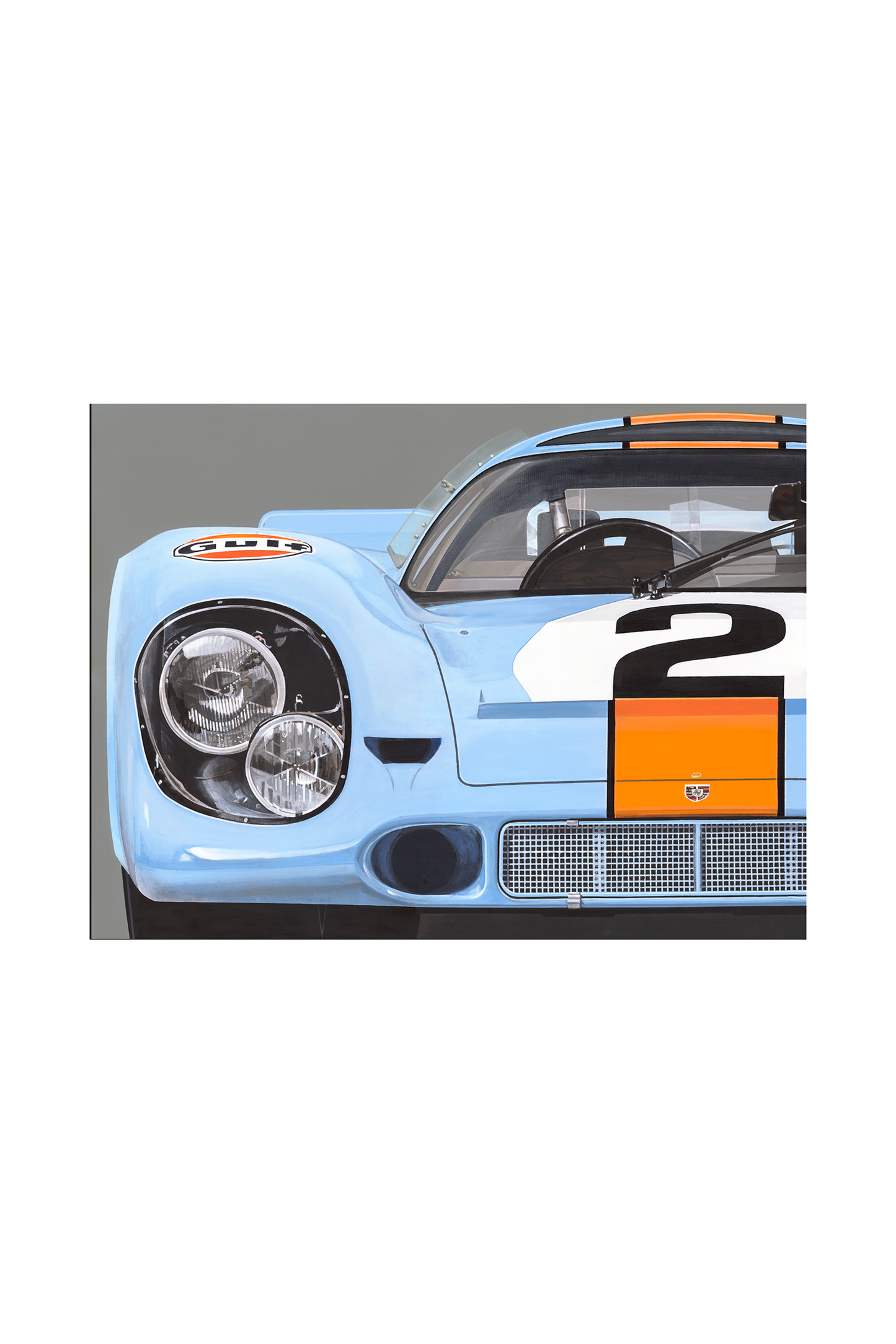 Mauricio Wencelblat Metal Porsche 917 - 48" x 36" Print on metal