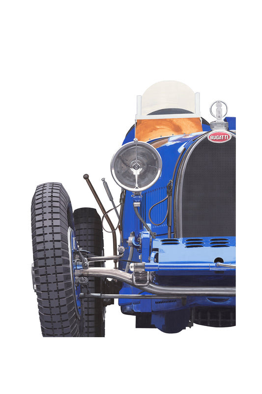Mauricio Wencelblat Metal Bugatti - 48" x 36" Print on metal
