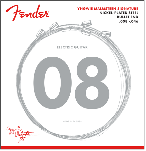 Fender Yngwie Malmsteen Signature Electric Guitar Strings - .008-.04 - Walt Grace Vintage