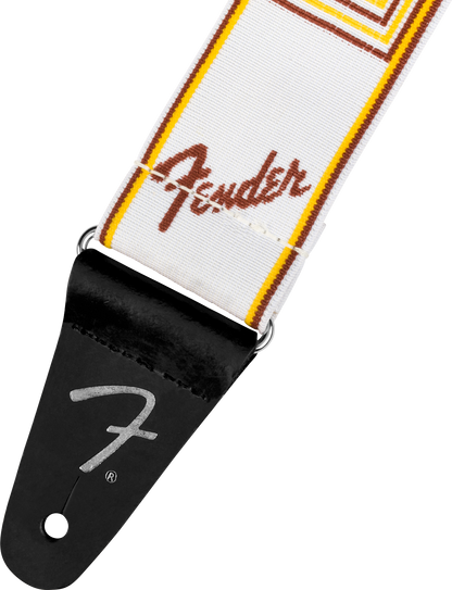 Fender Weightless Black Monogram Strap - Walt Grace Vintage