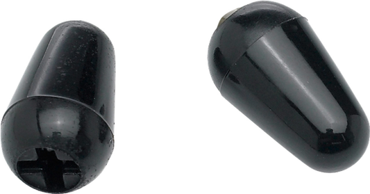 Fender Stratocaster Switch Tips - Black