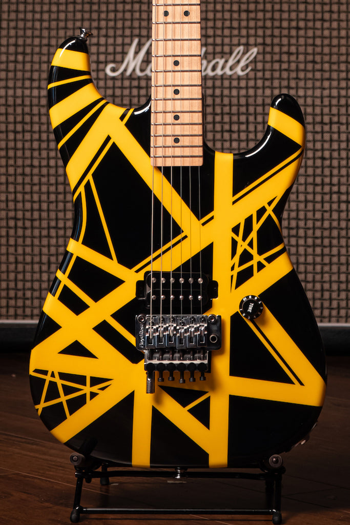 2005 Charvel EVH Art Series LTD Electric Guitar - Black/Yellow - Walt Grace Vintage