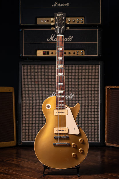 2011 Gibson Les Paul R6 Custom Shop 1956 Electric Guitar - Gold Top - Walt Grace Vintage