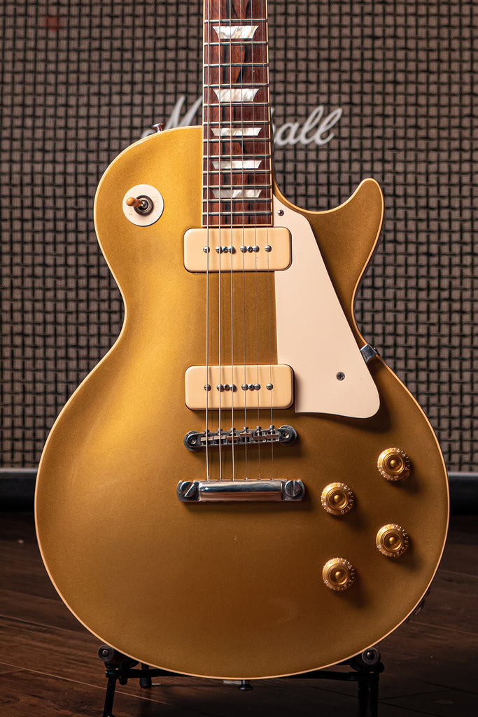 2011 Gibson Les Paul R6 Custom Shop 1956 Electric Guitar - Gold Top - Walt Grace Vintage