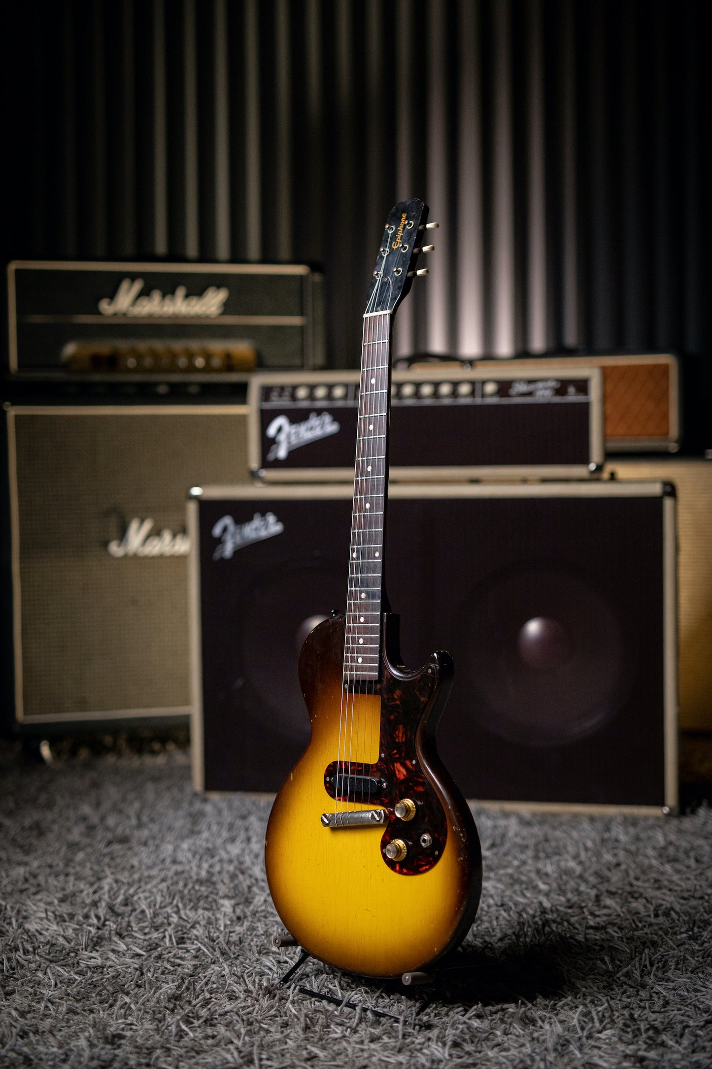 1961 Epiphone Olympic Electric Guitar - Sunburst - Walt Grace Vintage