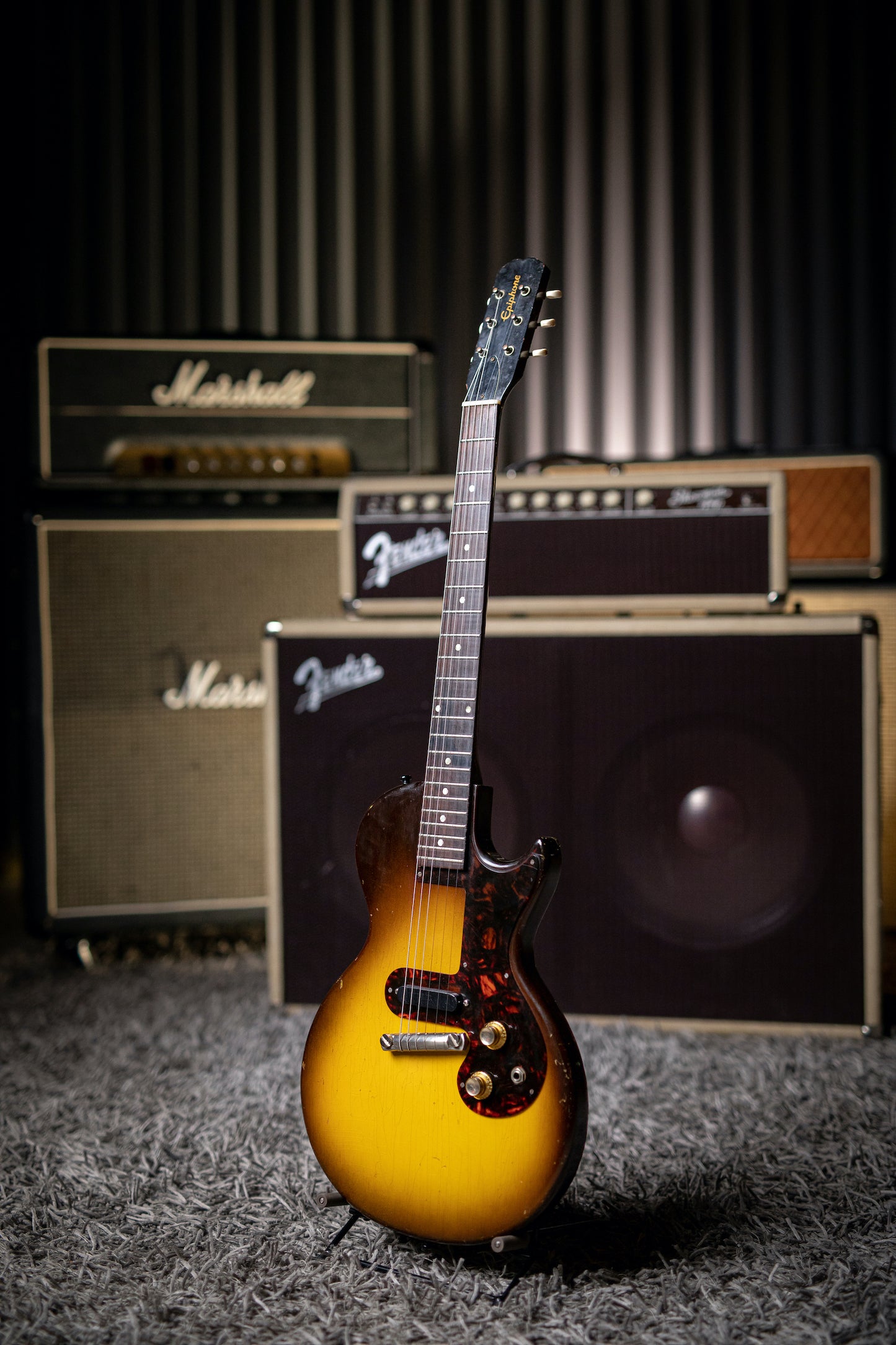 1961 Epiphone Olympic Electric Guitar - Sunburst - Walt Grace Vintage