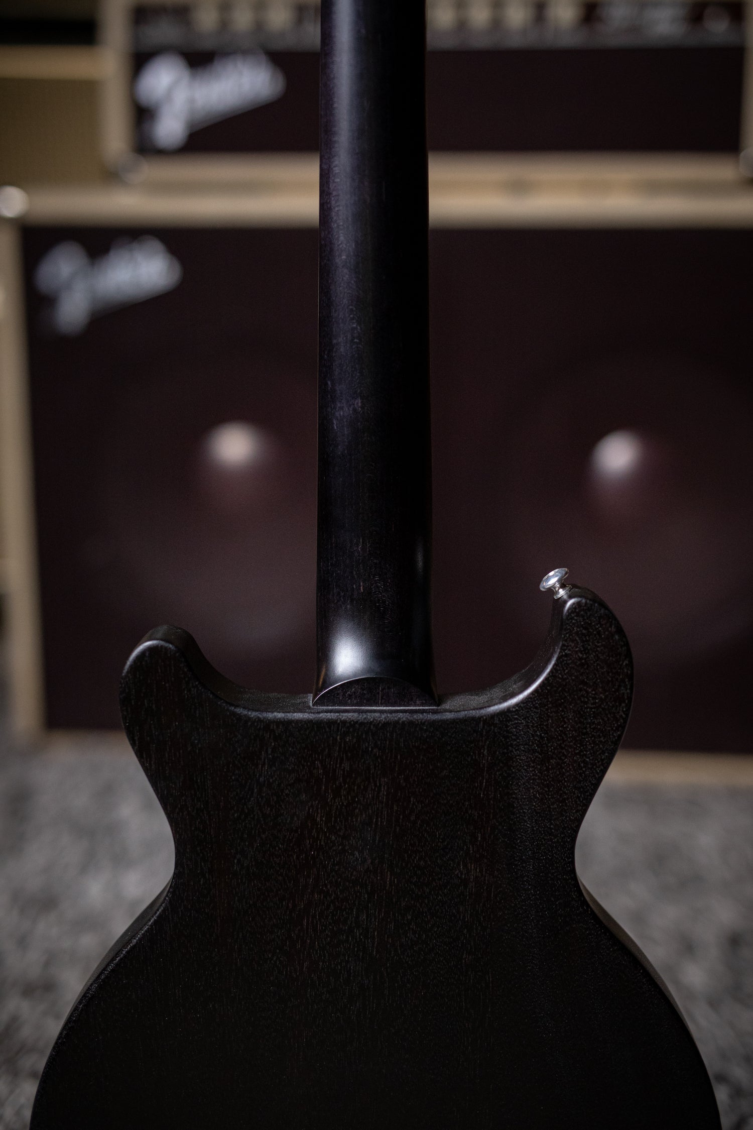 Gibson Les Paul Special Tribute Doublecut Electric Guitar - Worn Ebony - Walt Grace Vintage