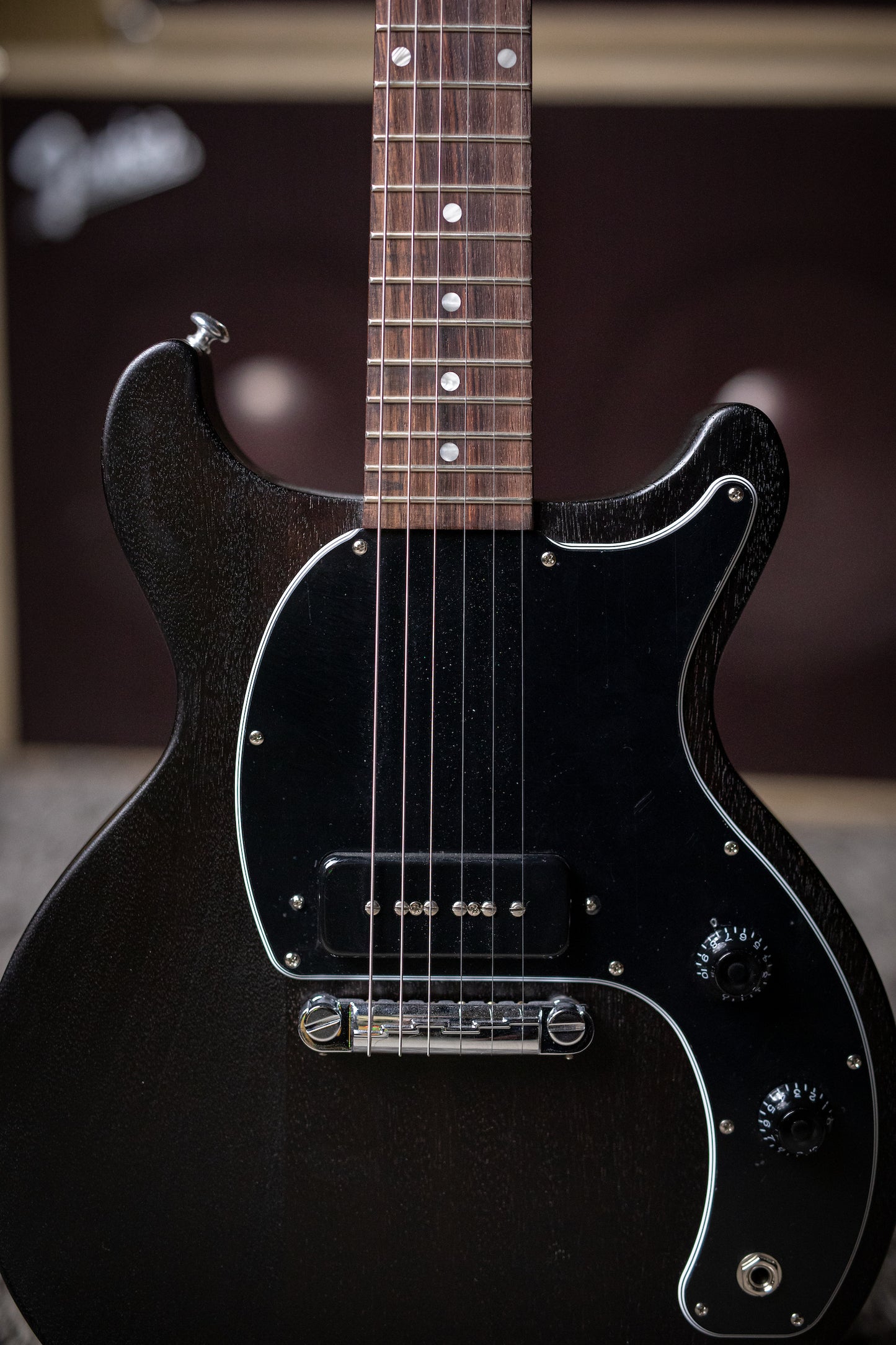 Gibson Les Paul Special Tribute Doublecut Electric Guitar - Worn Ebony - Walt Grace Vintage