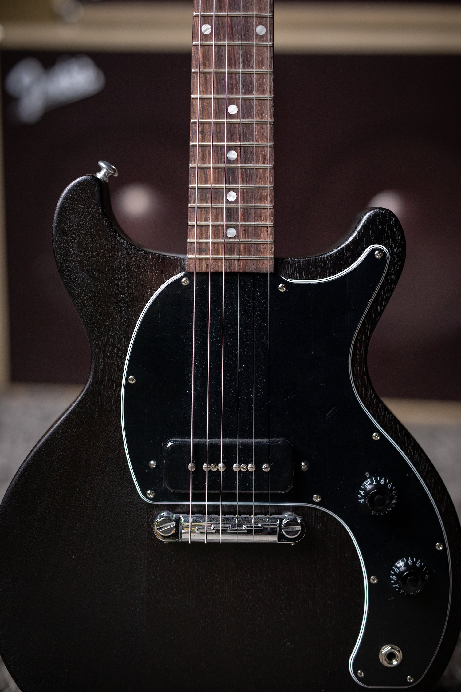 Gibson Les Paul Special Tribute Doublecut Electric Guitar - Worn Ebony - Walt Grace Vintage