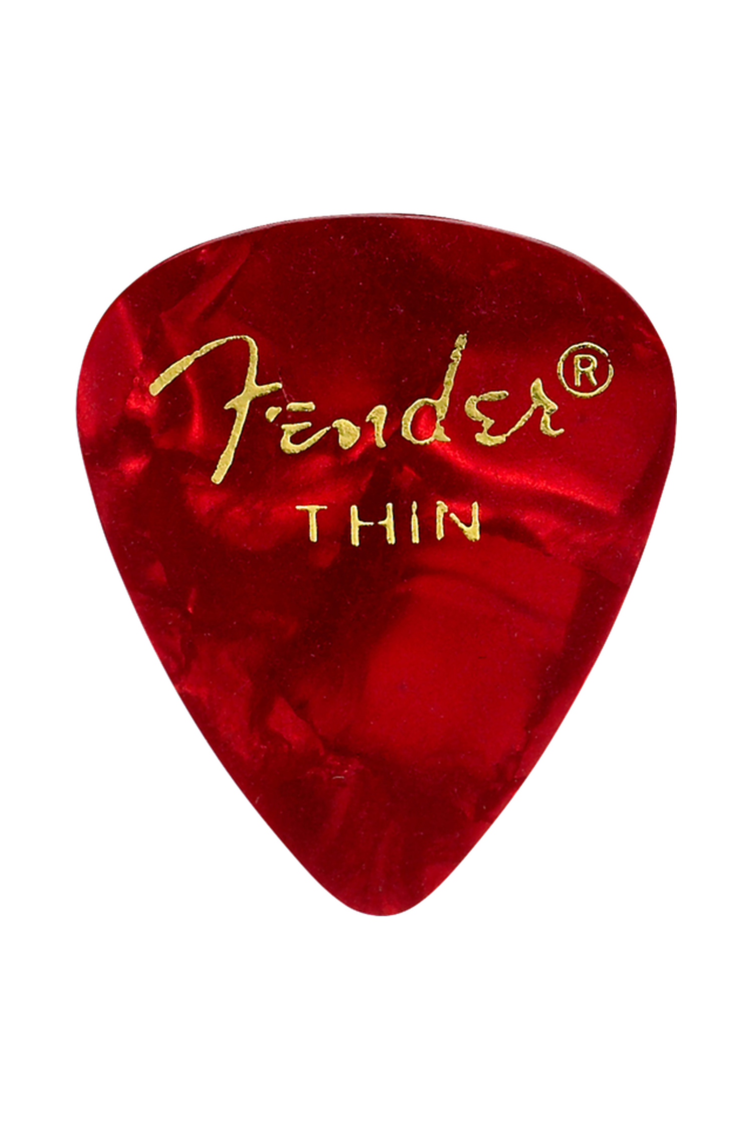 Fender Shape 351 Guitar Pick - Red Moto