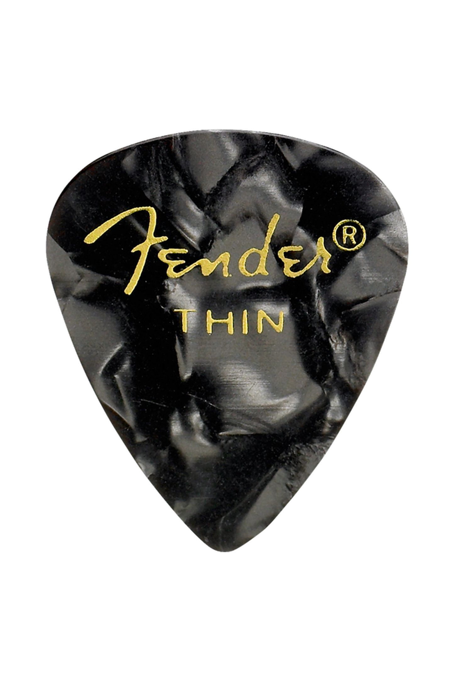 Fender Shape 351 Guitar Pick - Black Moto
