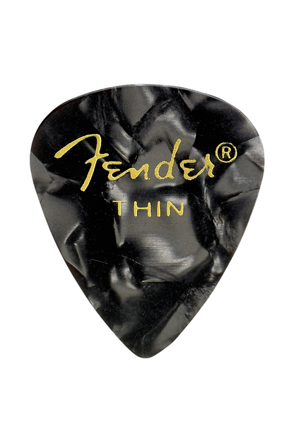 Fender Shape 351 Guitar Pick - Black Moto