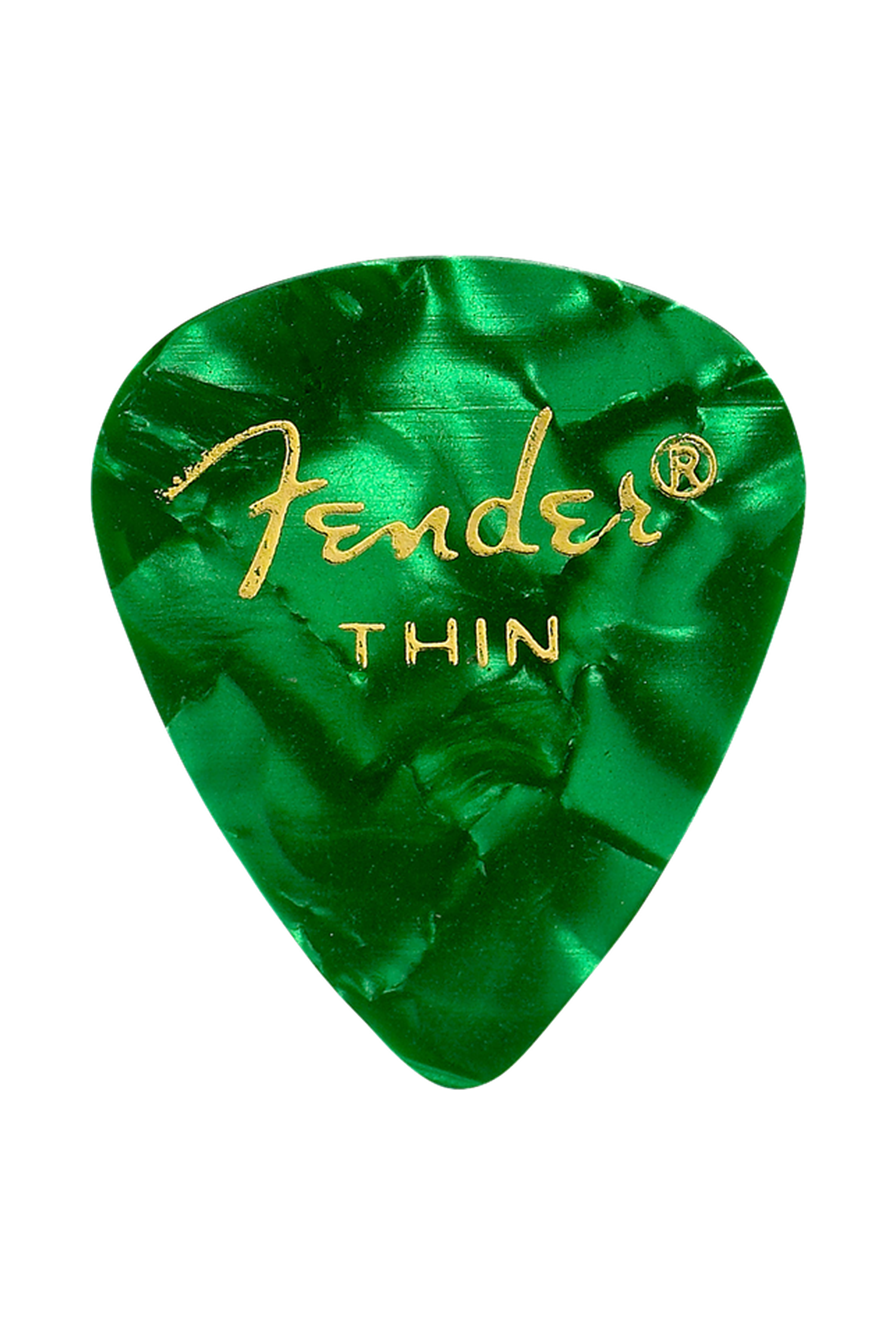 Fender Shape 351 Guitar Pick - Green Moto