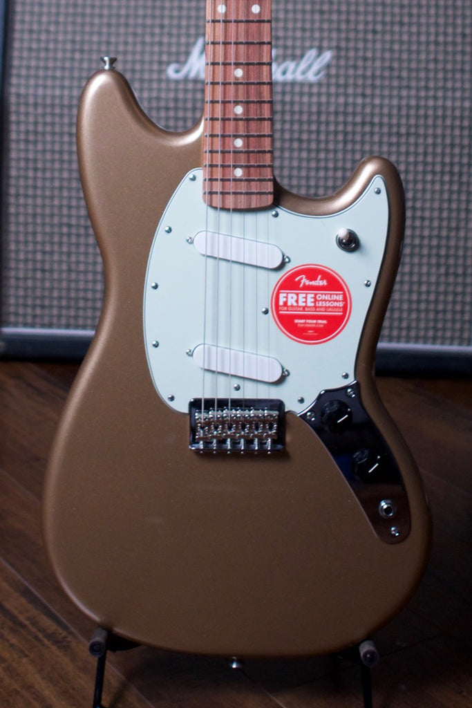 Fender Player Mustang Electric Guitar - Firemist Gold - Walt Grace Vintage