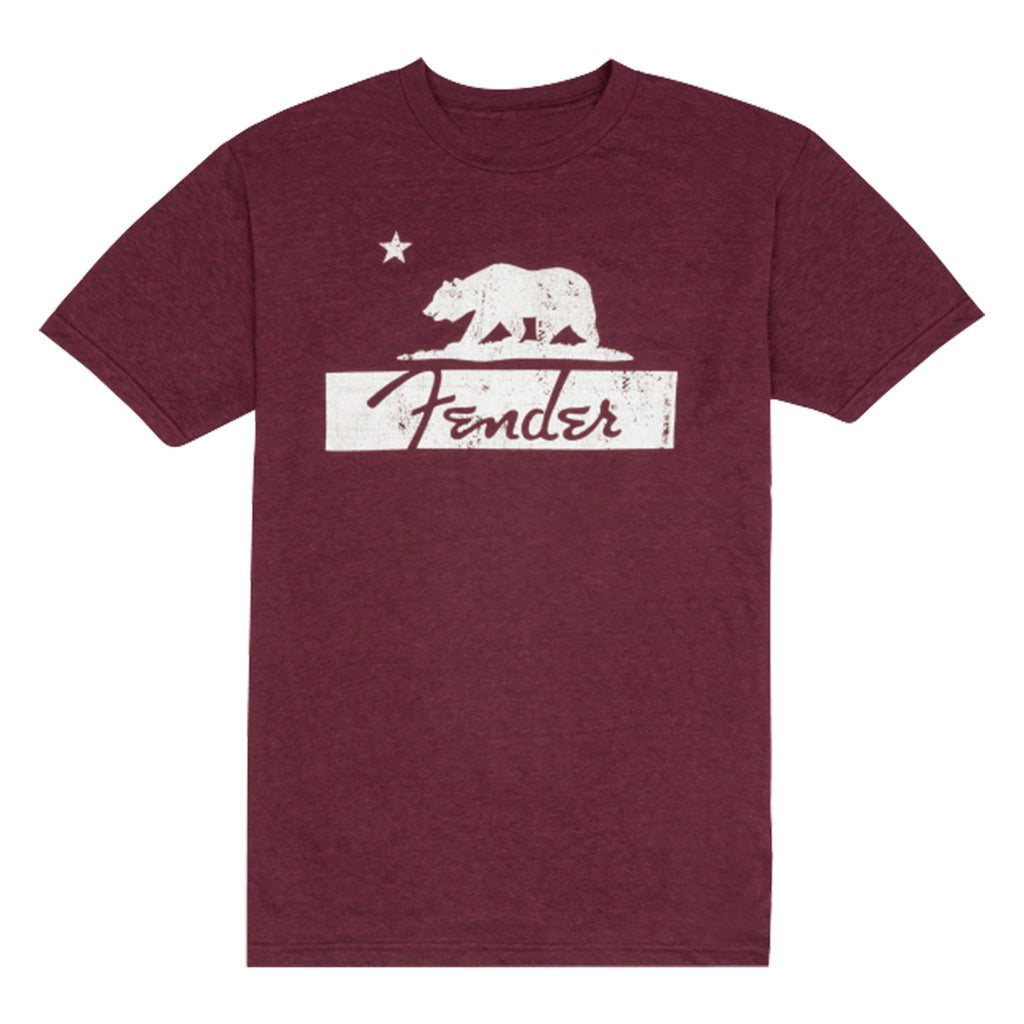 Fender Burgundy Bear T-Shirt