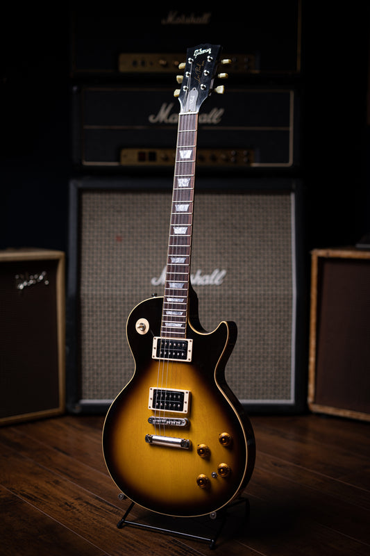 2004 Gibson Custom Shop Slash Les Paul w/Fishman Powerbridge Electric Guitar - Tobacco Burst - Walt Grace Vintage