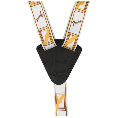 Fender Ukulele Strap - White, Brown, Yellow - Walt Grace Vintage