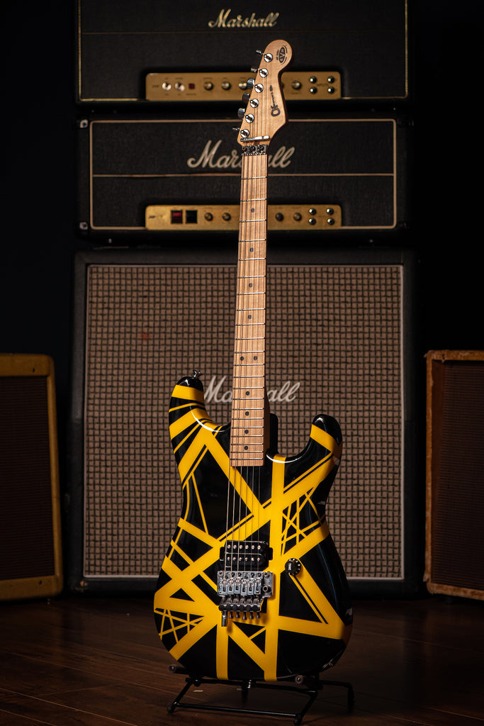 2005 Charvel EVH Art Series LTD Electric Guitar - Black/Yellow - Walt Grace Vintage