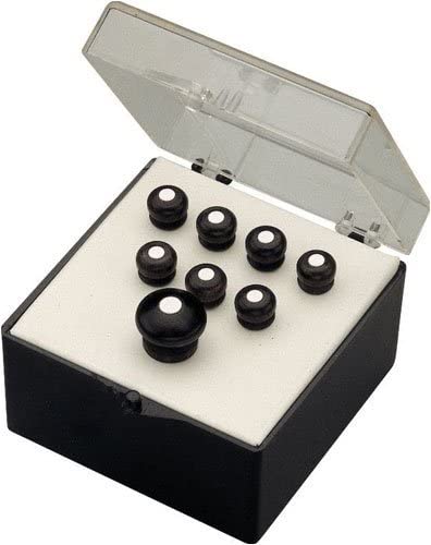 Martin Bridge & EndPin Set [BLACK/WHITE] - Walt Grace Vintage