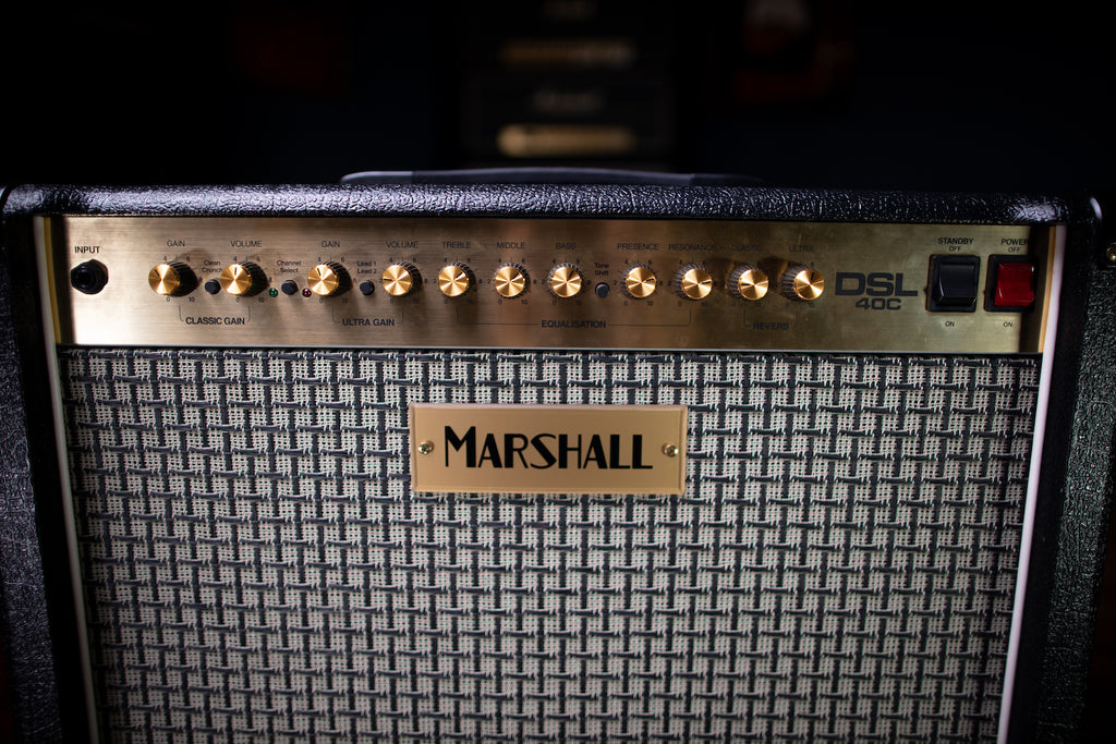2017 Marshall DSL40C Vintage Limited Edition Combo Amp - Black - Walt Grace Vintage
