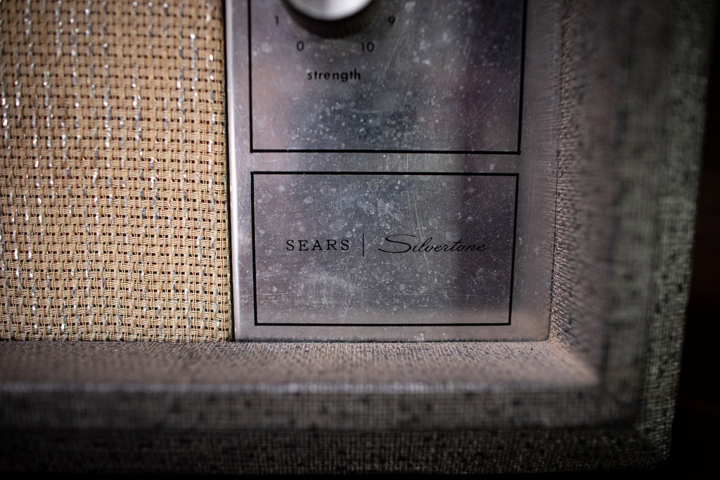 1966 Silvertone Model 1482 Combo Amp - Gray - Walt Grace Vintage