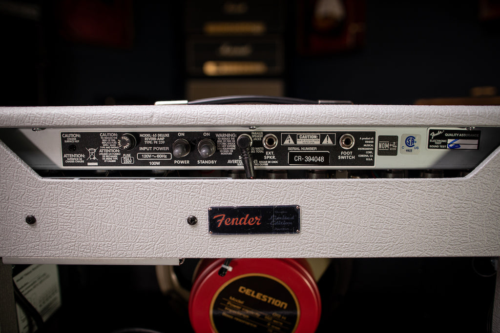 Fender 2020 Limited Edition '65 Deluxe Reverb, Redback Speaker Combo Amp- Slate Gray - Walt Grace Vintage