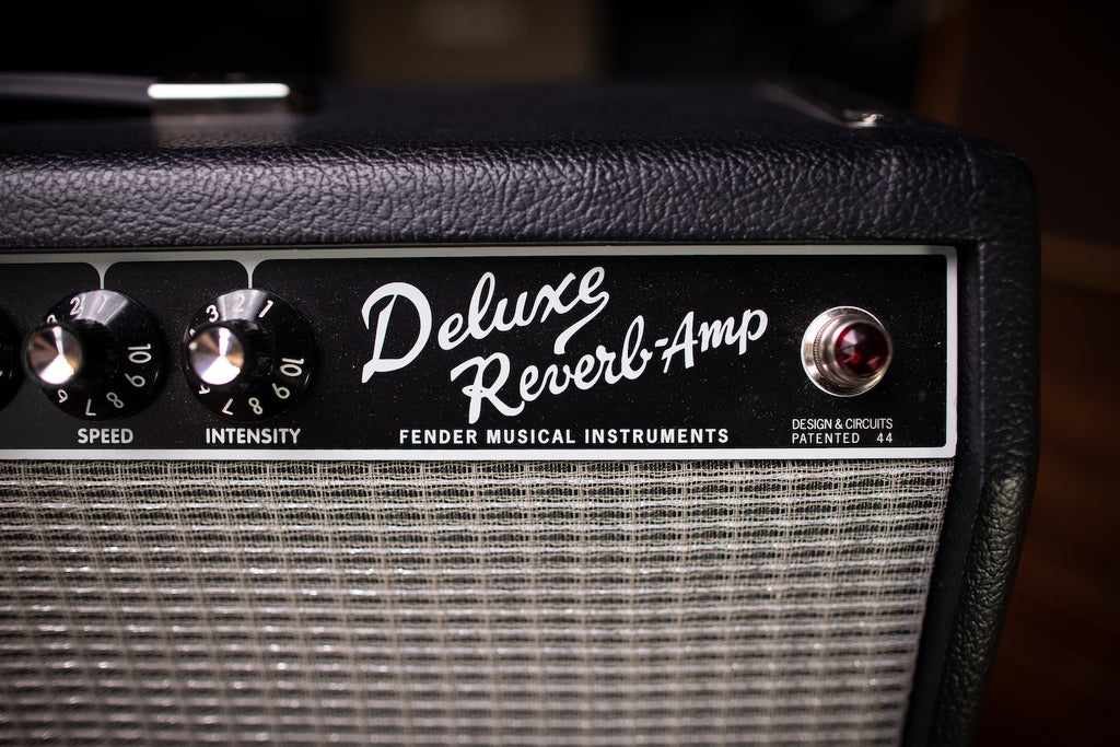 Fender ‘65 Deluxe Reverb 22-watt 1x12” Tube Combo Amp - Black Tolex - Walt Grace Vintage