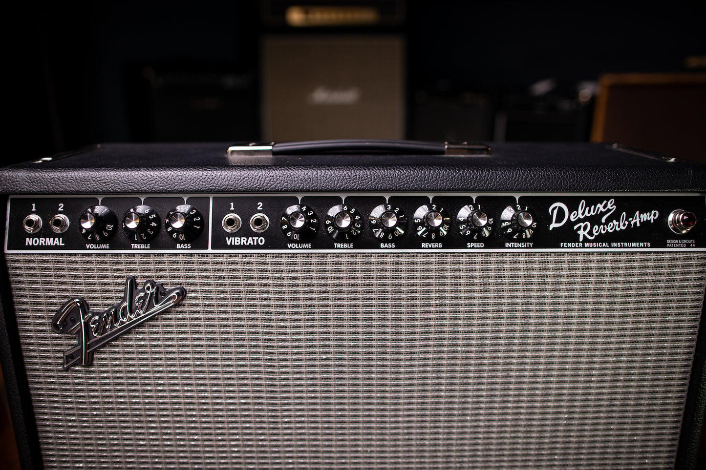 Fender ‘65 Deluxe Reverb 22-watt 1x12” Tube Combo Amp - Black Tolex - Walt Grace Vintage