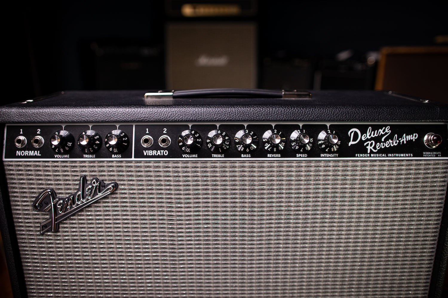 Fender ‘65 Deluxe Reverb 22-watt 1x12” Tube Combo Amp - Black Tolex - Walt Grace Vintage