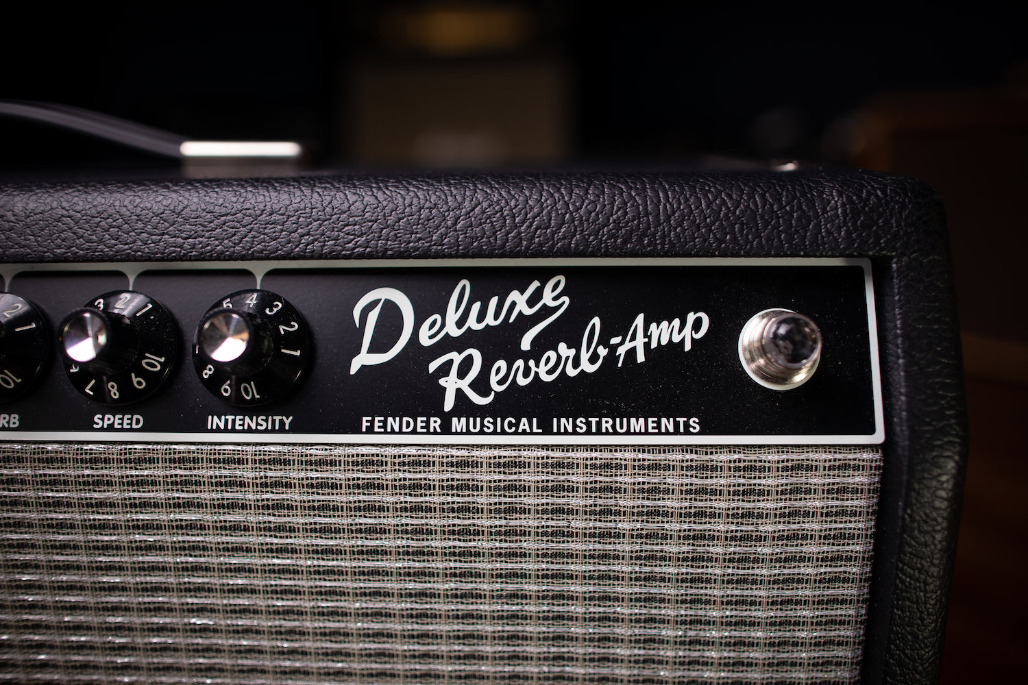 Fender Deluxe Reverb Tone Master 100 Watt 1x12” Combo Amp - Black Tolex - Walt Grace Vintage
