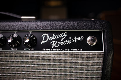 Fender Deluxe Reverb Tone Master 100 Watt 1x12” Combo Amp - Black Tolex - Walt Grace Vintage