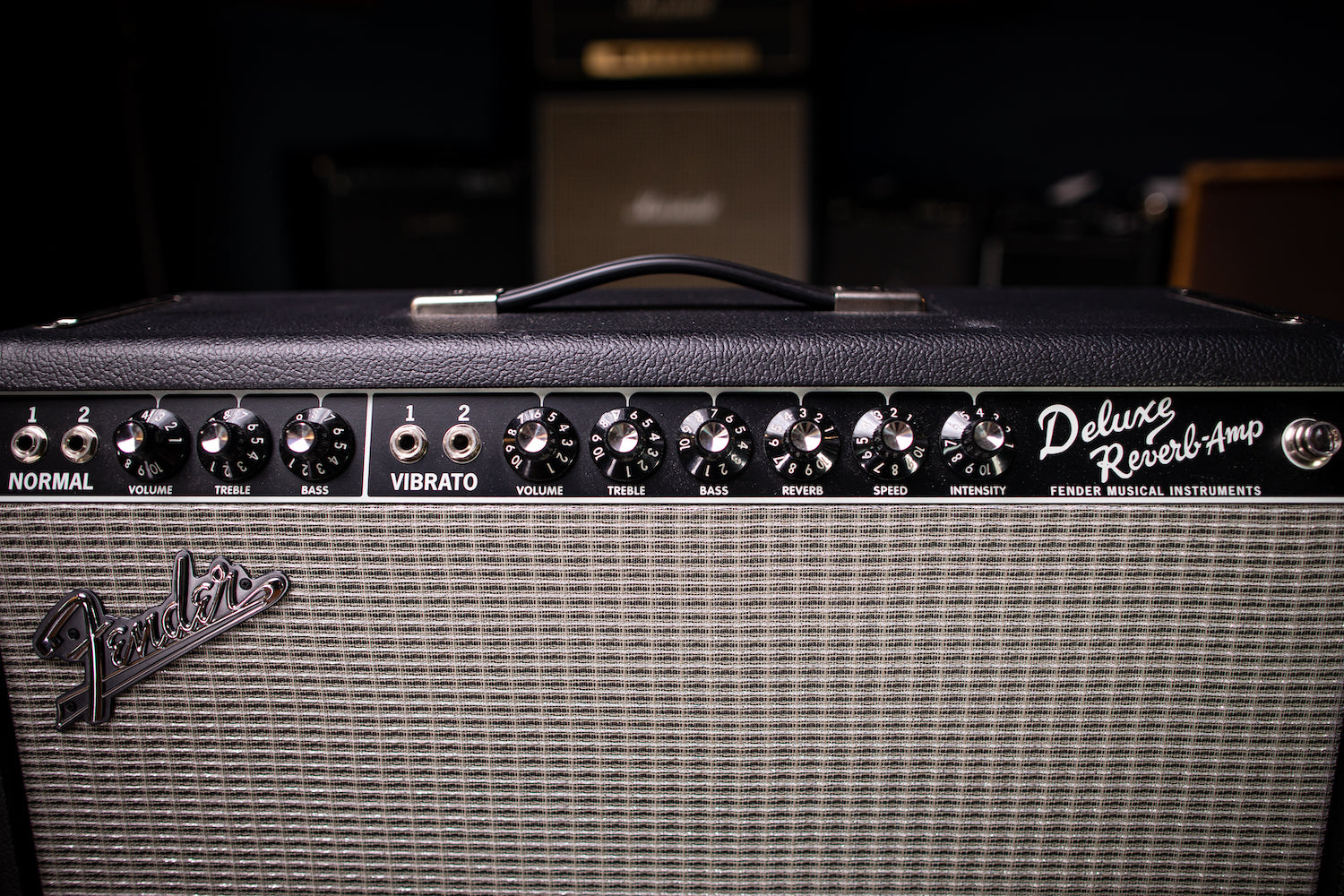 Fender Deluxe Reverb Tone Master 100 Watt 1x12” Combo Amp - Black Tolex - Walt Grace Vintage