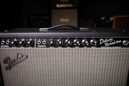 Fender Deluxe Reverb Tone Master 100 Watt 1x12” Combo Amp - Black Tolex - Walt Grace Vintage