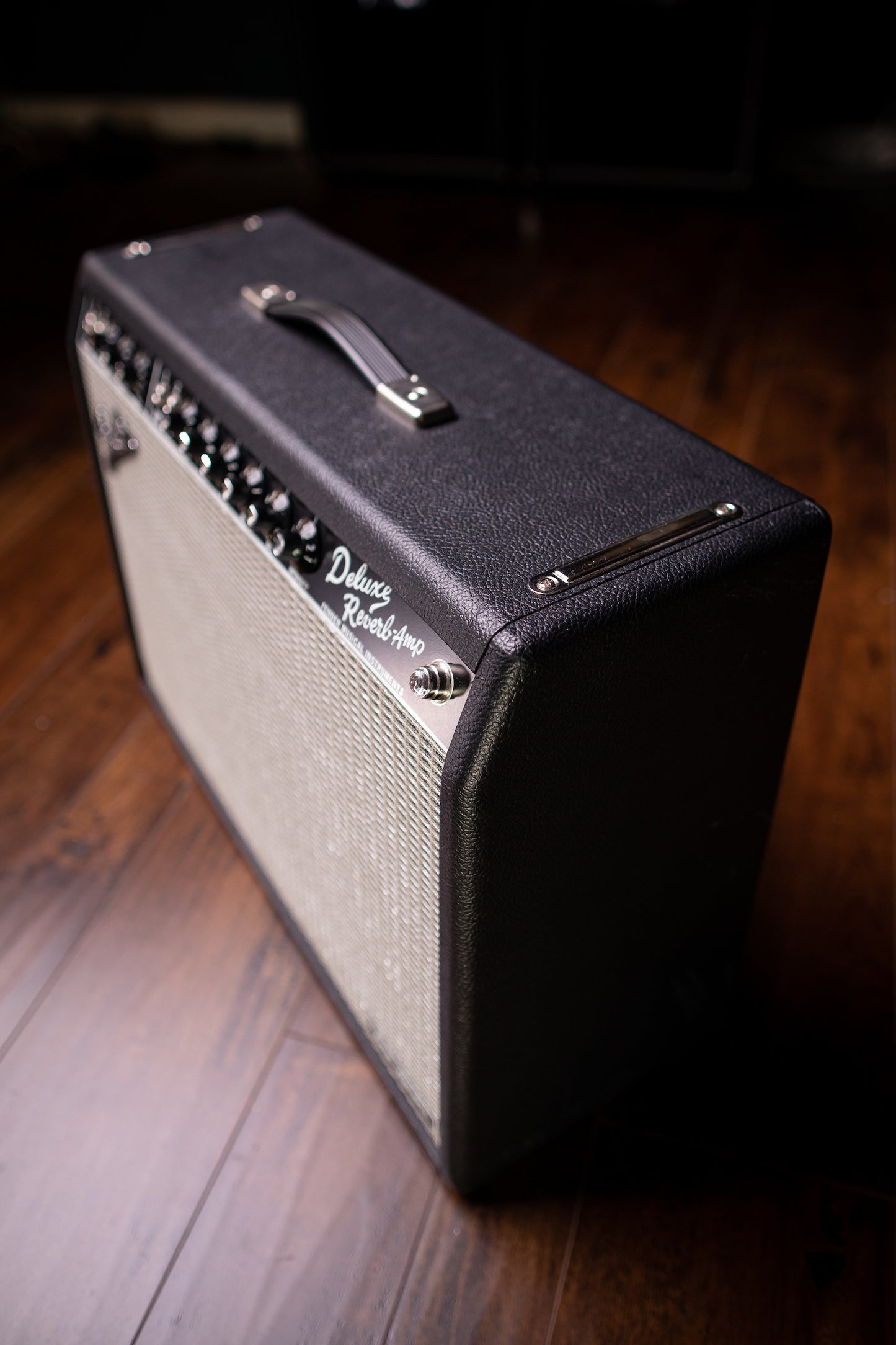 Fender Deluxe Reverb Tone Master 100 Watt 1x12” Combo Amp - Black Tolex - Walt Grace Vintage