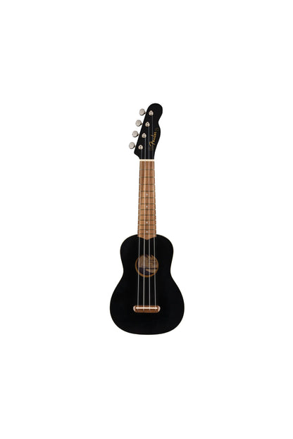 Fender Venice Soprano Ukulele Walnut Fingerboard - Black