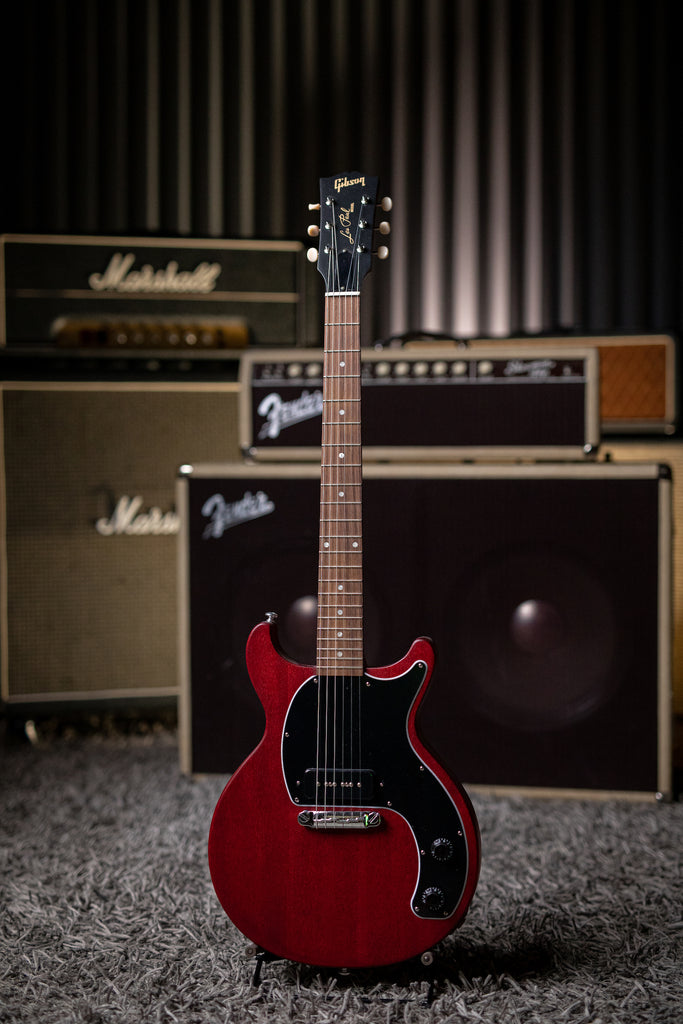 Gibson Les Paul Junior Tribute Doublecut Electric Guitar - Worn Cherry - Walt Grace Vintage