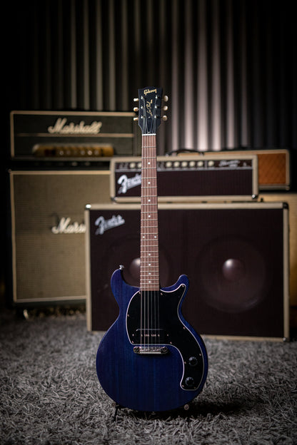 Gibson Les Paul Junior Tribute Doublecut Electric Guitar - Blue Stain - Walt Grace Vintage