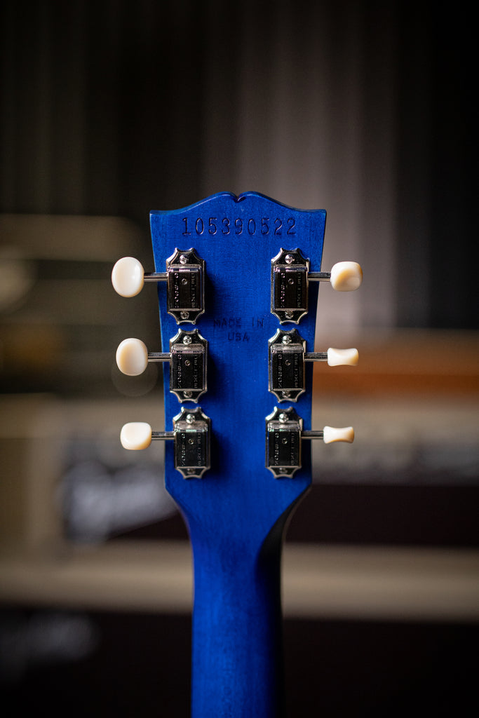 Gibson Les Paul Junior Tribute Doublecut Electric Guitar - Blue Stain - Walt Grace Vintage
