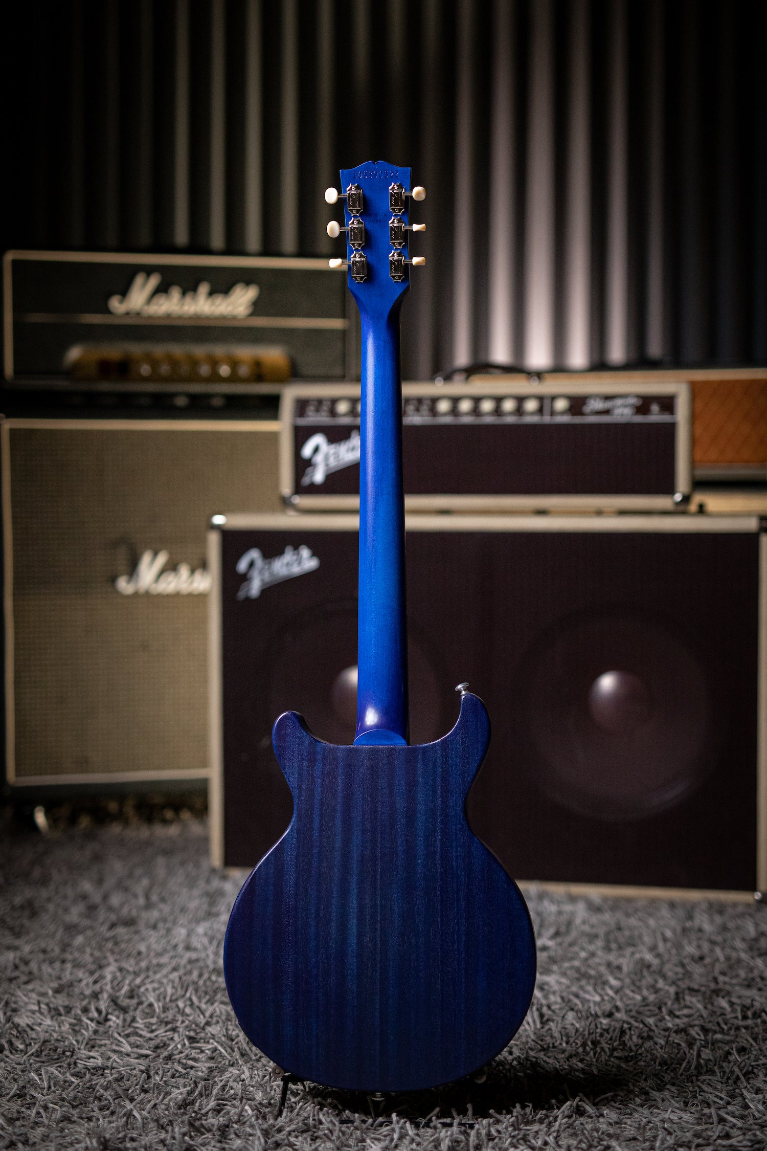 Gibson Les Paul Junior Tribute Doublecut Electric Guitar - Blue Stain - Walt Grace Vintage