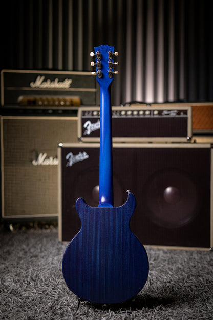 Gibson Les Paul Junior Tribute Doublecut Electric Guitar - Blue Stain - Walt Grace Vintage