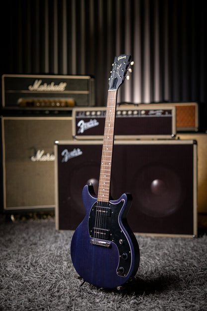 Gibson Les Paul Special Tribute Doublecut Electric Guitar - Blue Stain - Walt Grace Vintage