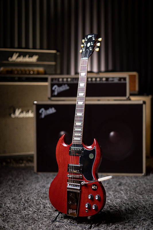Gibson SG Standard '61 Maestro Vibrola Electric Guitar - Vintage Cherry - Walt Grace Vintage